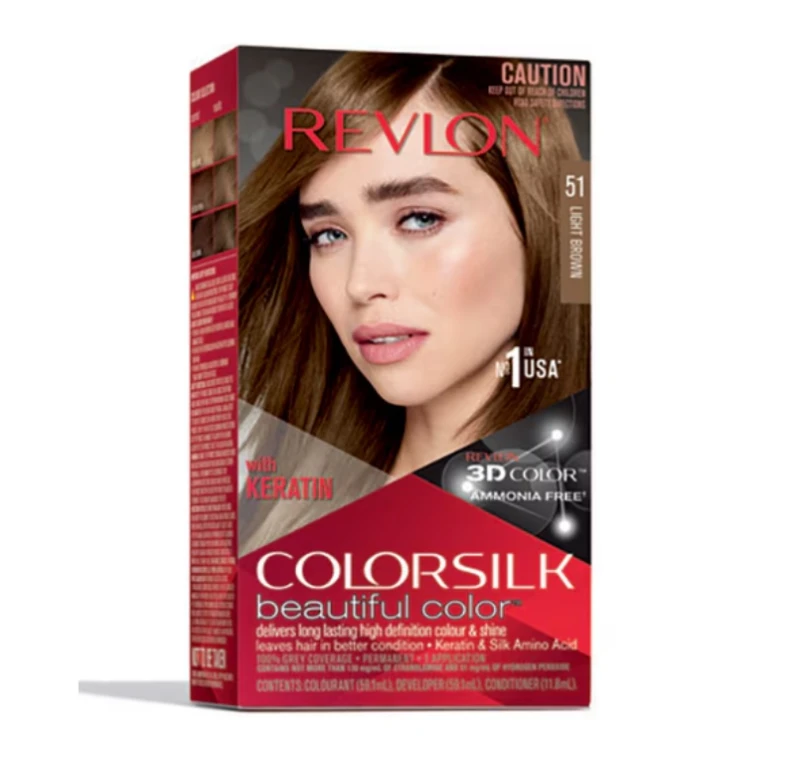Vopsea Par Revlon Color Silk LIGHT BROWN 51